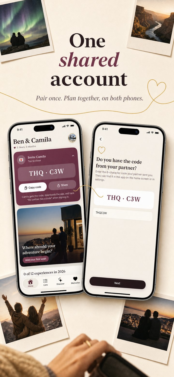 Two iPhones pairing with one code